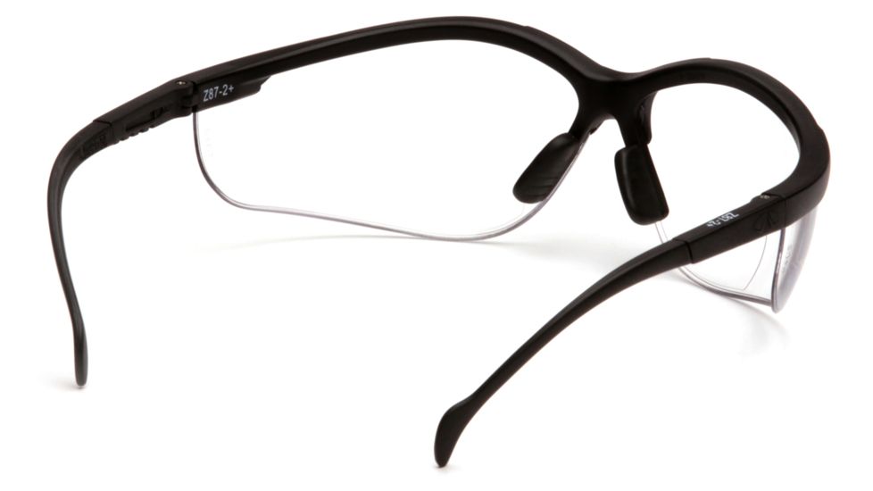 Pyramex V2 Readers Glasses - Clear + 1.5 Lens, Black Frame SB1810R15