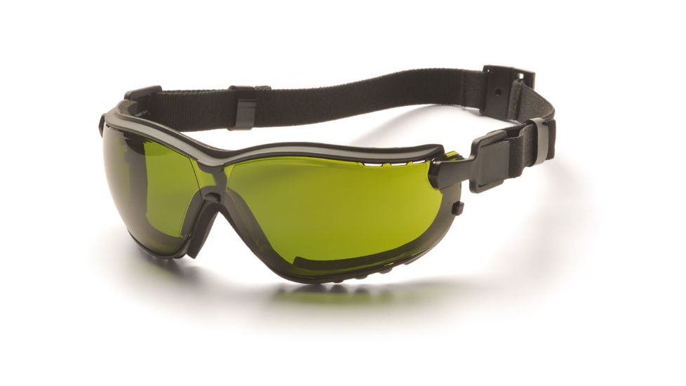 Pyramex V2G Welding Goggles - Black Frame, 3.0 IR Filter Lens