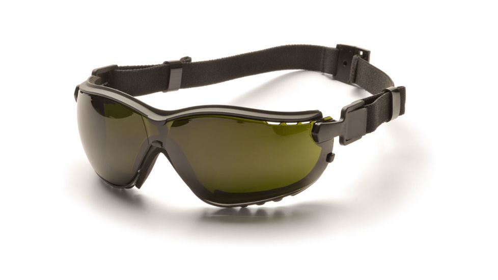 Pyramex V2G Welding Goggles - Black Frame, 5.0 IR Filter Lens