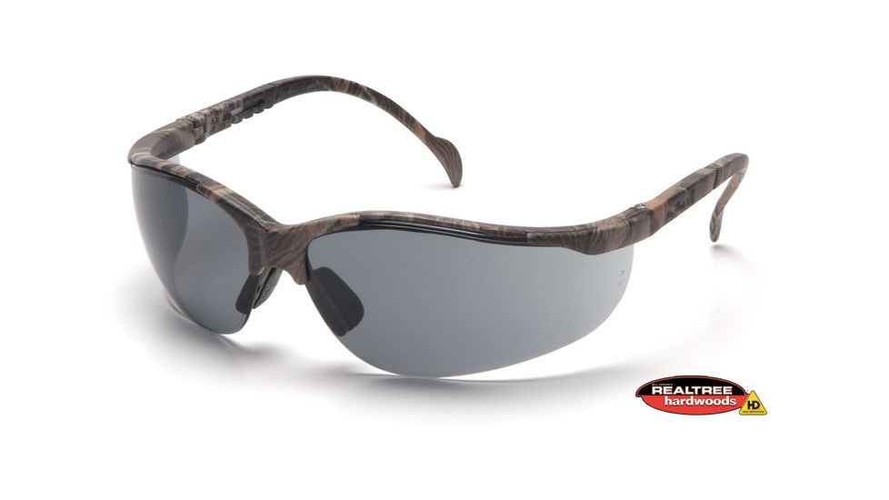 Pyramex Venture II Safety Glasses - Gray Lens, Real Tree HW Frame SH1820S