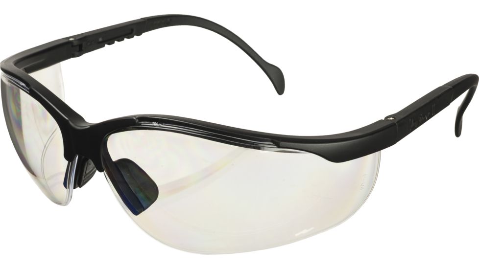 Pyramex Venture II Safety Glasses - Clear Anti-Fog Lens, Black Frame SB1810ST