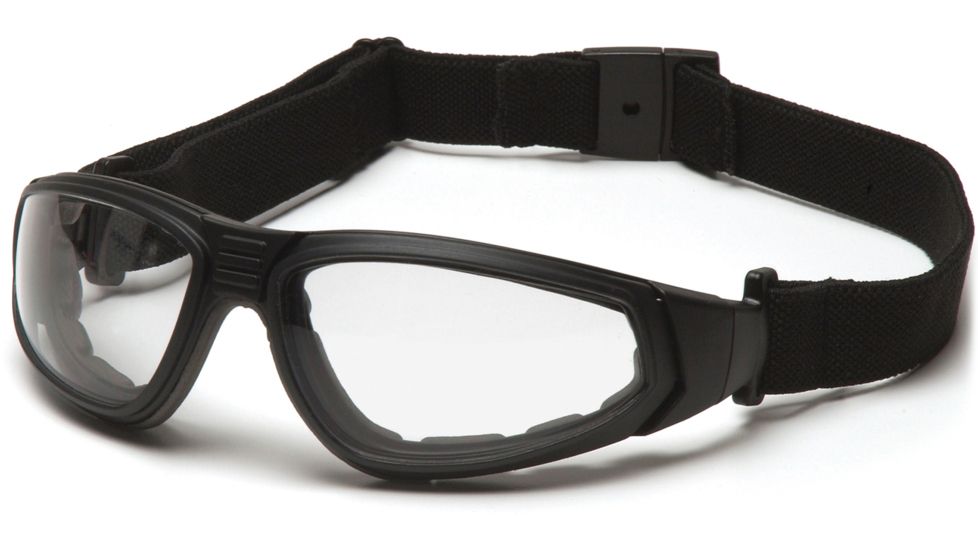 Pyramex XSG Safety Glasses - Clear Anti-Fog Lens, Black Frame GB4010ST