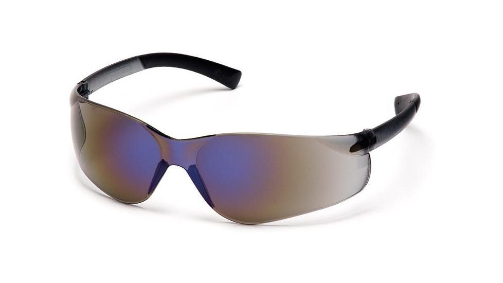 Pyramex Ztek Safety Glasses - Blue Mirror Lens, Blue Mirror Frame S2575S