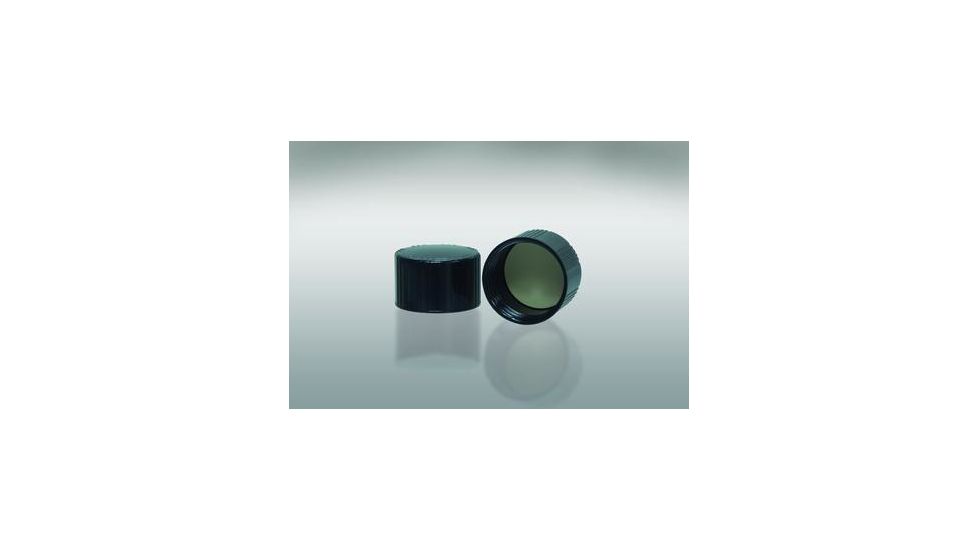 Qorpak Cap 38-430 Black Phenolic Ptfe 5219A Cap 38-430 Black Phenolic Ptfe