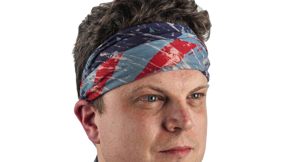 Quagga Multifunctional Headgear/ Balaclava, Red/White/Blue, One Size, P21700 RWB, EDEMO1