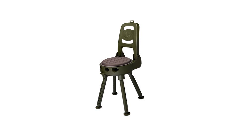Quake The Stag Swivel Hunting Stool With Back Rest 90000-9