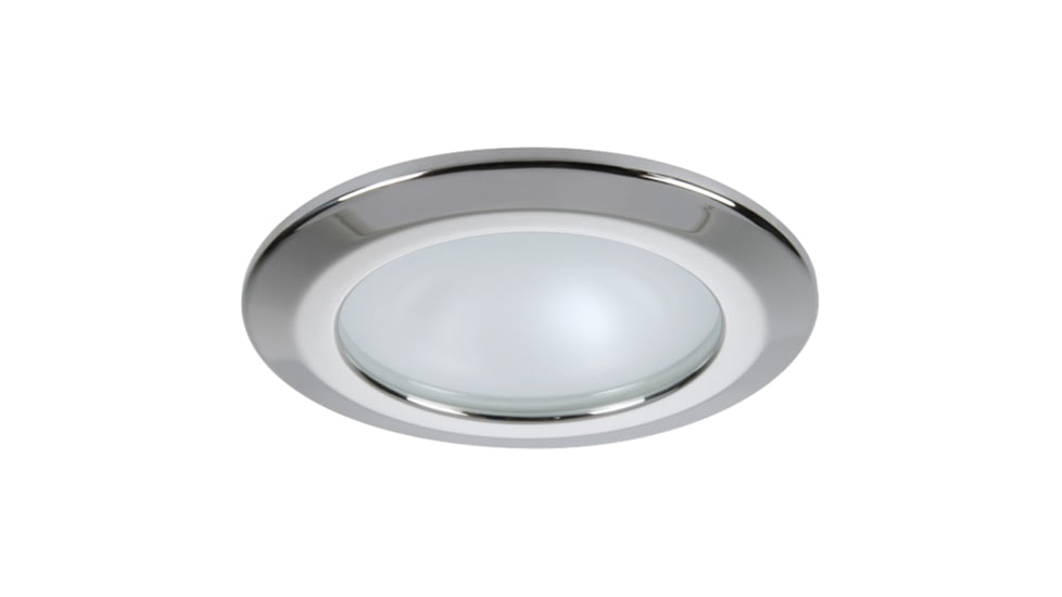 Quick Kor XP Downlight 6W LED Round Light w/ Round Stainless Bezel, IP66, Screw Mounted, Daylight, FAMP3262X11CA00