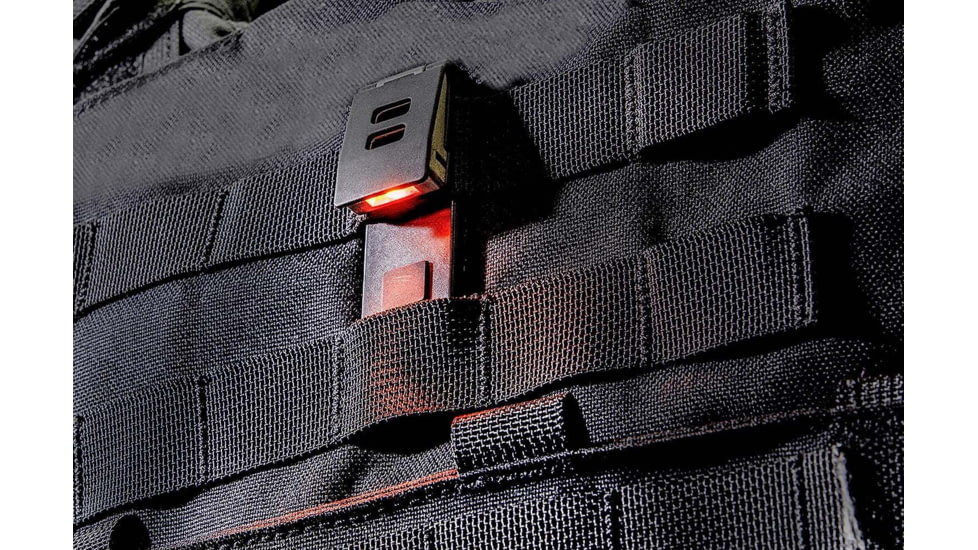 Quiqlite Pro Hands Free Pocket Concealable Flashlight 10 - 20 Lumens, Blue/white - Q-PROBW