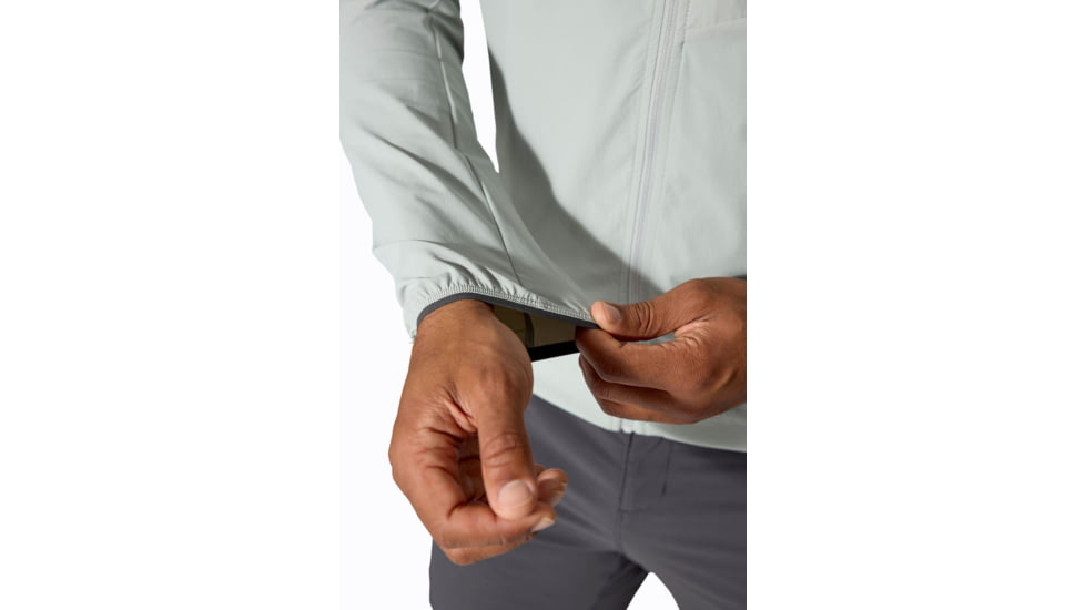 Rab Borealis Alpine Hoody - Mens, Light Zinc, Large, QWS-75-LZN-LRG