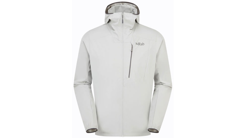 Rab Borealis Alpine Hoody - Mens, Light Zinc, Large, QWS-75-LZN-LRG