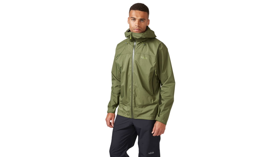 Rab Downpour Plus 2.0 Jacket - Mens, Bracken, Medium, QWG-78-BRK-MED