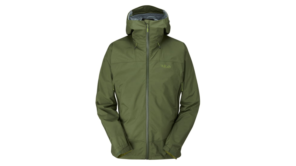 Rab Downpour Plus 2.0 Jacket - Mens, Bracken, Medium, QWG-78-BRK-MED