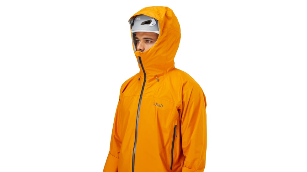 Rab Downpour Plus 2.0 Jacket - Mens, Sunset, Medium, QWG-78-SUN-MED