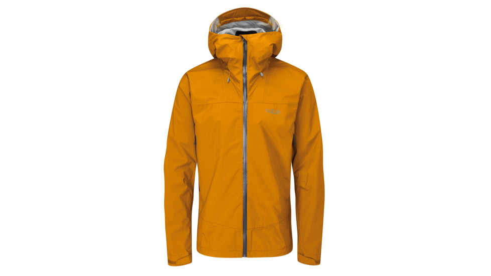 Rab Downpour Plus 2.0 Jacket - Mens, Sunset, Medium, QWG-78-SUN-MED