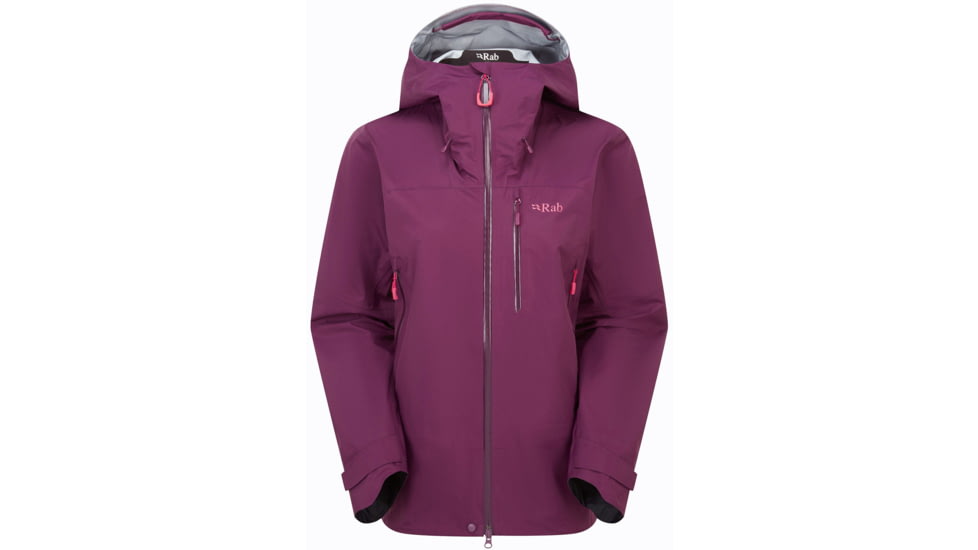 Rab Firewall Mountain Jacket - Womens, Mulberry, 12/Medium, QWG-97-MUL-12
