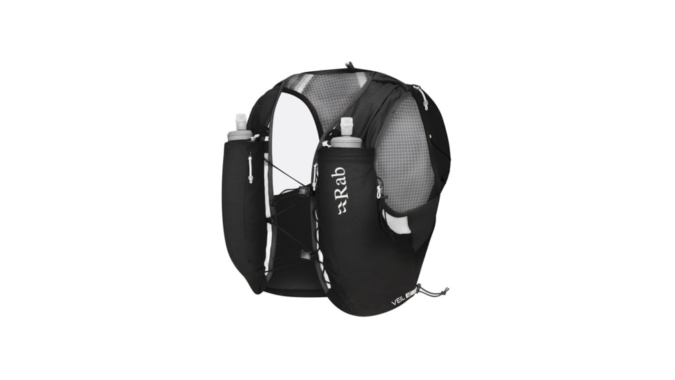 Rab Veil Lightweight Running Vest, 12L, Black, Small, QAP-55-BLK-SML