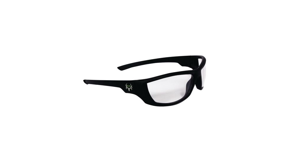 Radians Bone Collector Retriever Shooting Glasses Clear Lens/Black Frame