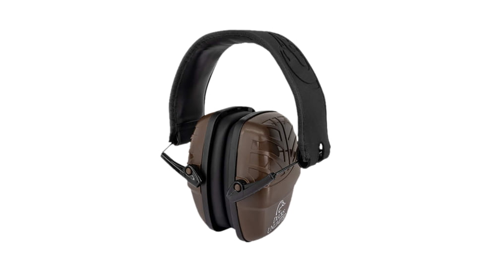 Radians Low Profile Earmuff Over the Head Brown, DULOHPBRNBX