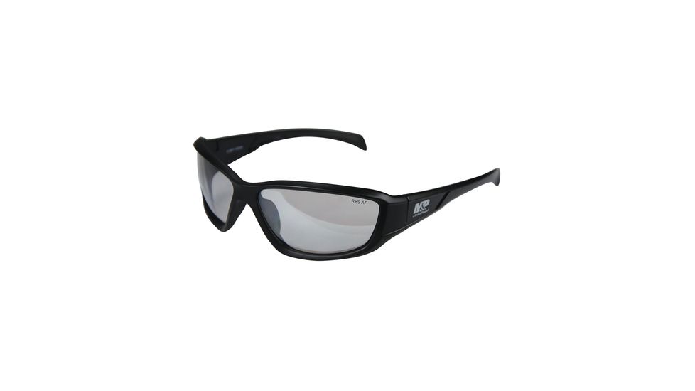 Radians M&amp;P MP108 Shooting Glasses Indoor/Outdoor Lens Black Full Frames With Zippered Case