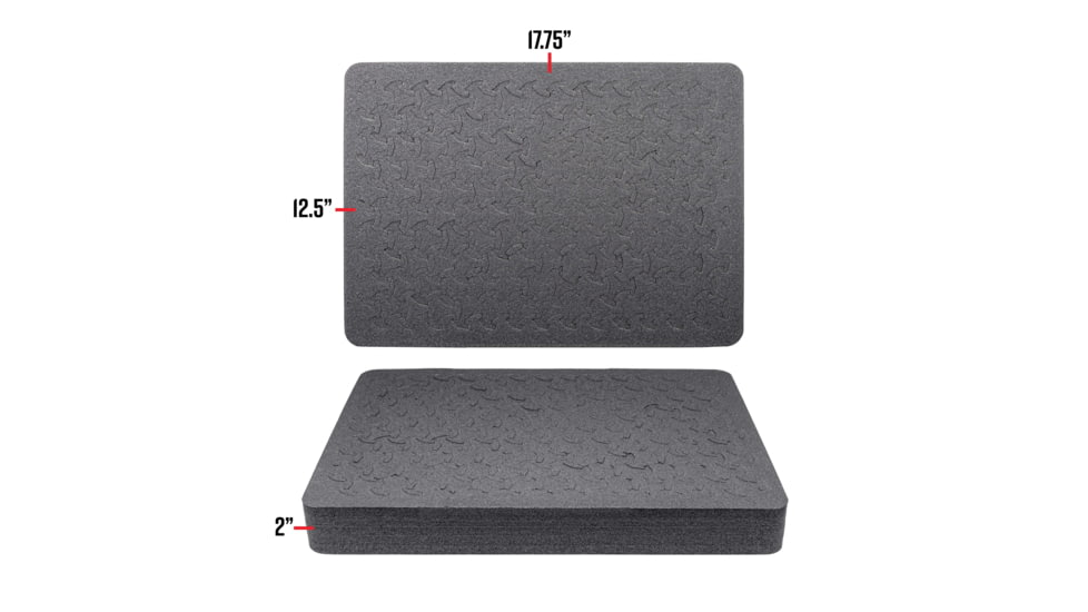 RAGAR 17.75in x 12.5in XP Crosslinked Foam Insert, Charcoal Gray, Medium, RG00002-XP