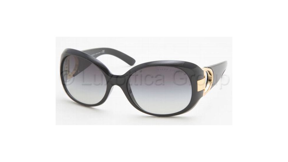 Ralph Lauren RL 8047 Sunglasses Styles Black Frame / Gray Gradient Lenses, 50018G-5718, Ralf Lauren RL 8047 Sunglasses Styles Black Frame / Gray Gradient Lenses