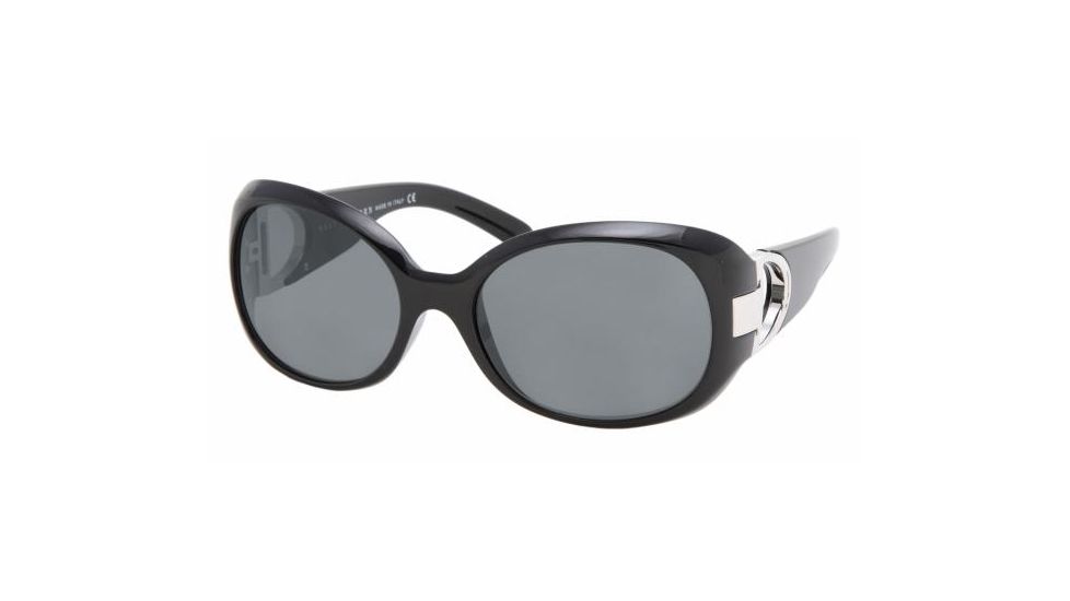 Ralph Lauren RL 8047 Sunglasses Styles Black Frame / Gray Lenses, 500187-5718, Ralf Lauren RL 8047 Sunglasses Styles Black Frame / Gray Lenses