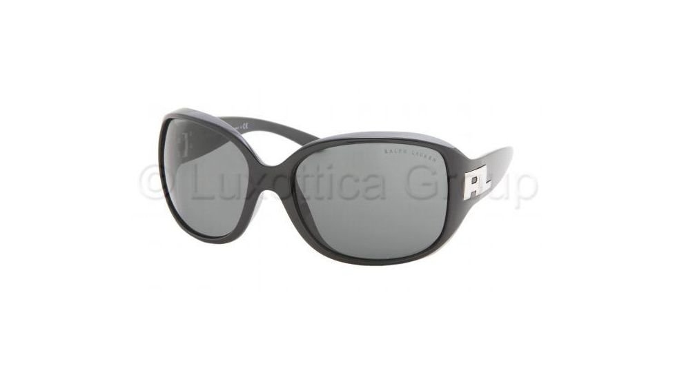 Ralph Lauren RL 8049 Sunglasses Styles Black Frame / Gray Lenses, 500187-6217, Ralf Lauren RL 8049 Sunglasses Styles Black Frame / Gray Lenses