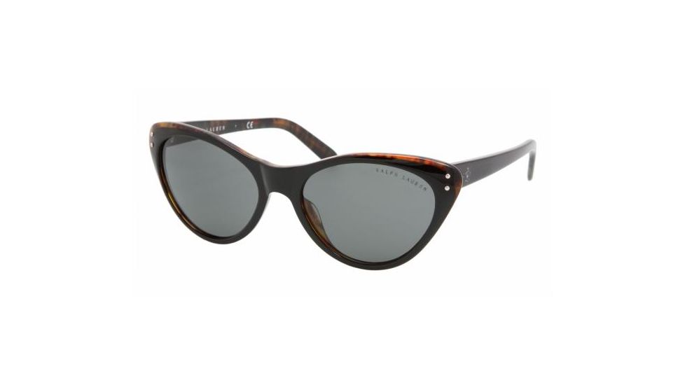 Ralph Lauren RL 8070 Sunglasses Styles - Top Black-Havana Gray Frame, 526087-5618