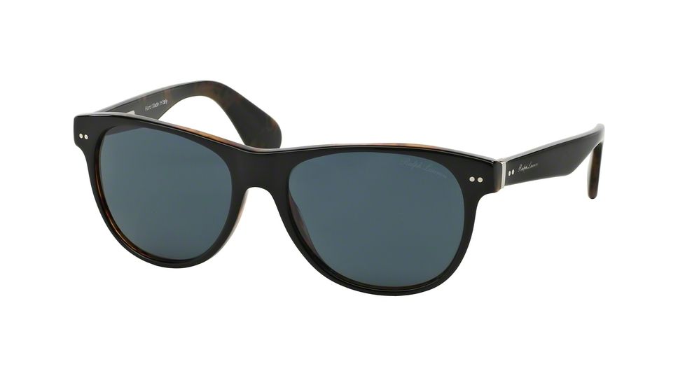 Ralph Lauren RL8129P Sunglasses 5260R5-56 - Top Black On Jerry Tortoise Frame, Grey Lenses