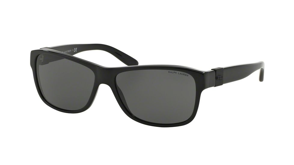 Ralph Lauren RL8131 Sunglasses 500187-60 - Black Frame, Gray Lenses