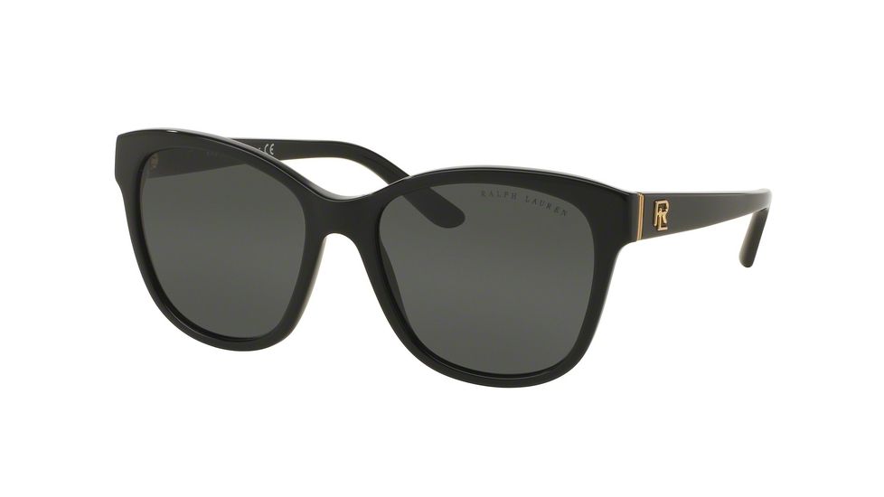 Ralph Lauren RL8143 Sunglasses 500187-55 - Black Frame, Gray Lenses