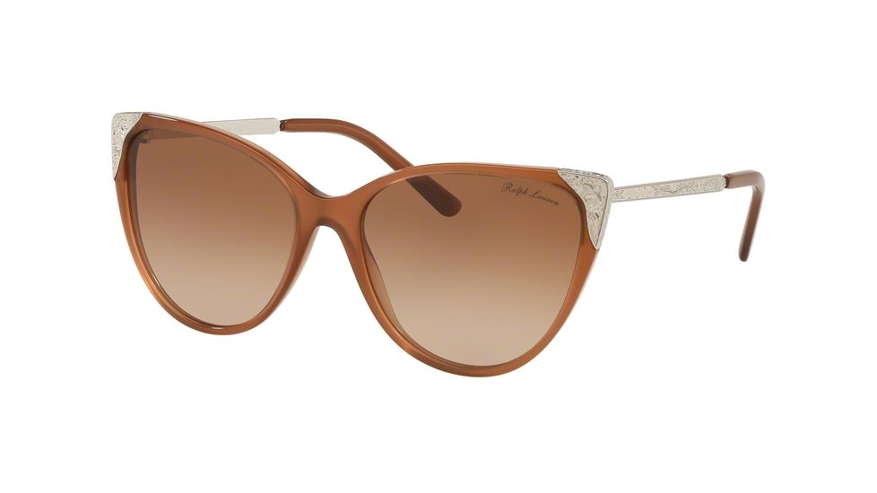 Ralph Lauren RL8172 Sunglasses 572513-57 - , Brown Gradient Lenses