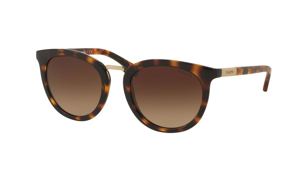Ralph RA5207 Sunglasses 150613-52 - Dark Tortoise/tortoise Frame, Dark Brown Gradient Lenses
