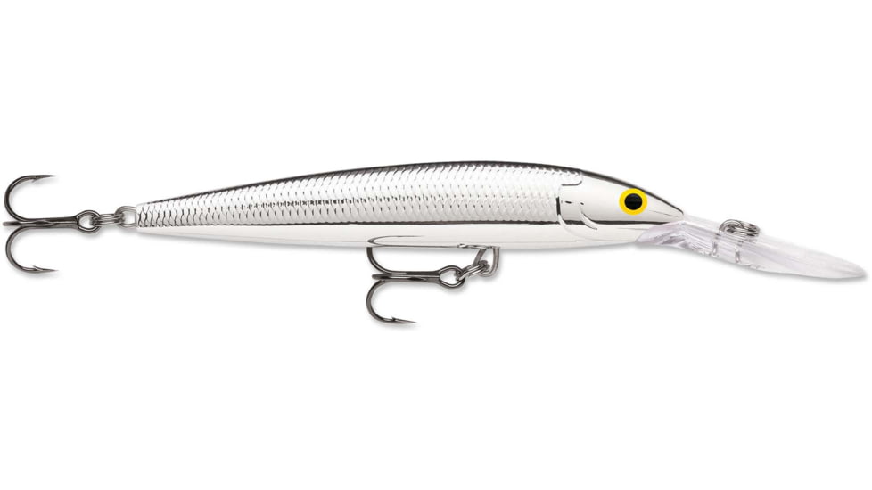 Rapala Down Deep Husky Jerk 10 Lure, Pure Chrome, DHJ10PCH