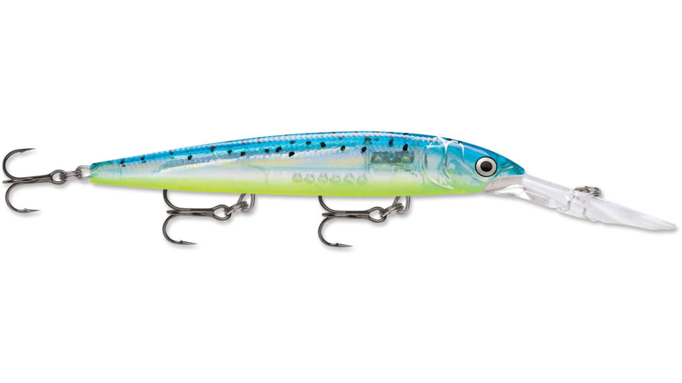 Rapala Down Deep Husky Jerk 14 Lure, Glass Blue Minnow, DHJ14GBM
