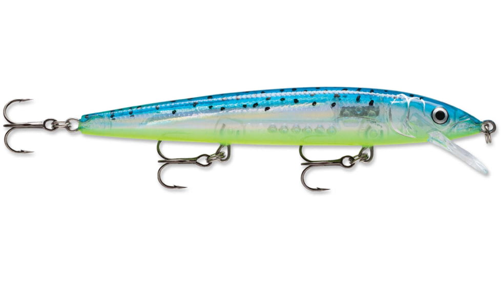 Rapala Husky Jerk 14 Lure, Glass Blue Minnow, HJ14GBM