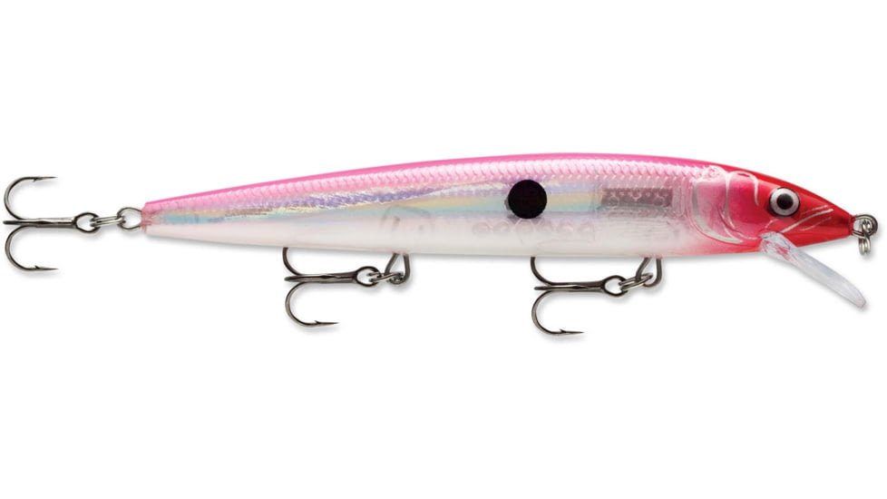 Rapala Husky Jerk 14 Lure, Glass Pink Clown, HJ14GPCL