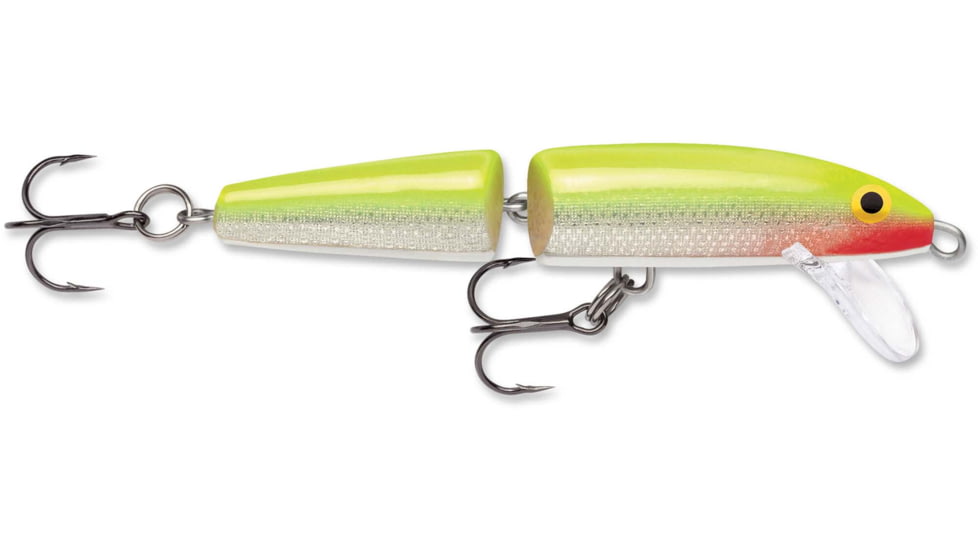 Rapala Jointed 09 Lure, Silver Fluorescent Chartreuse, J09SFC