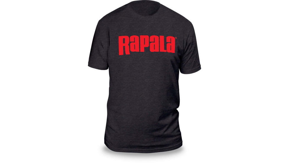 Rapala Next Level T Shirt, Charcoal / Red Logo, Extra Large, RNLT9035XL