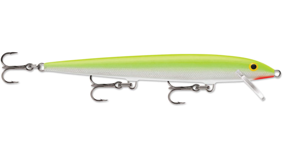 Rapala Original Floater 11 Lure, Silver Fluorescent Chartreuse, F11SFC