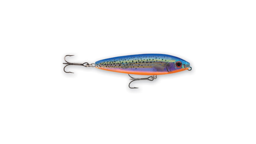 Rapala Saltwater Skitter Walk Topwater Lure, Floating, Holographic Blue, 5/8oz, 4 3/8in, SSW11HB