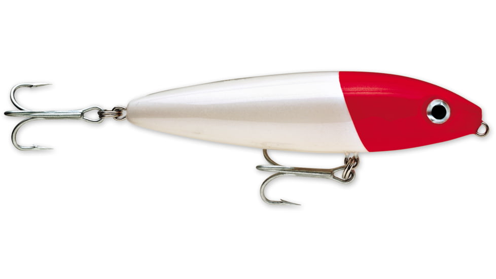 Rapala Saltwater Skitter Walk Topwater Lure, Floating, Red Head, 5/8oz, 4 3/8in, SSW11RH