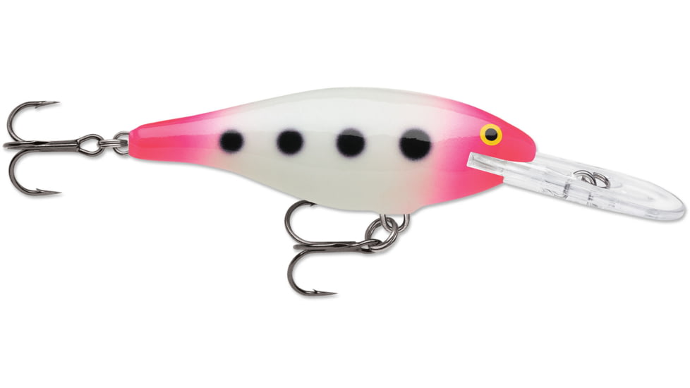 Rapala Shad Rap 07 Lure, Glow Pink Squirrel, SR07GPSQ