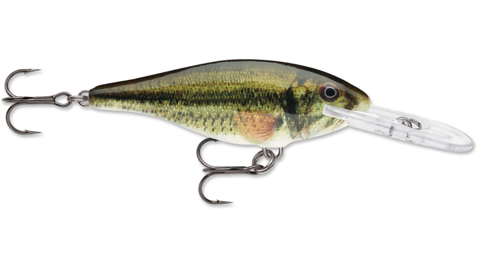 Rapala Shad Rap 07 Lure, Live Largemouth Bass, SR07LBL