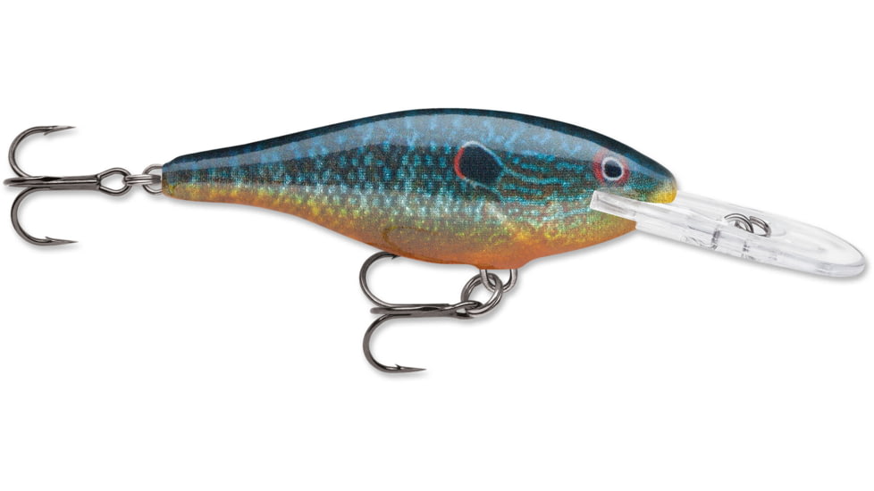 Rapala Shad Rap 07 Lure, Live Pumpkinseed, SR07PSL