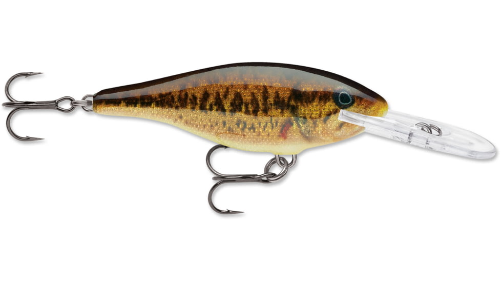 Rapala Shad Rap 07 Lure, Live Smallmouth Bass, SR07SBL