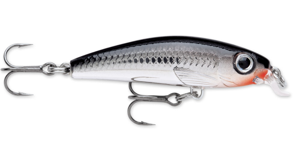 Rapala Ultra Light Minnow, Sinking, Chrome, 2 1/2in, 1/8oz, ULM06CH