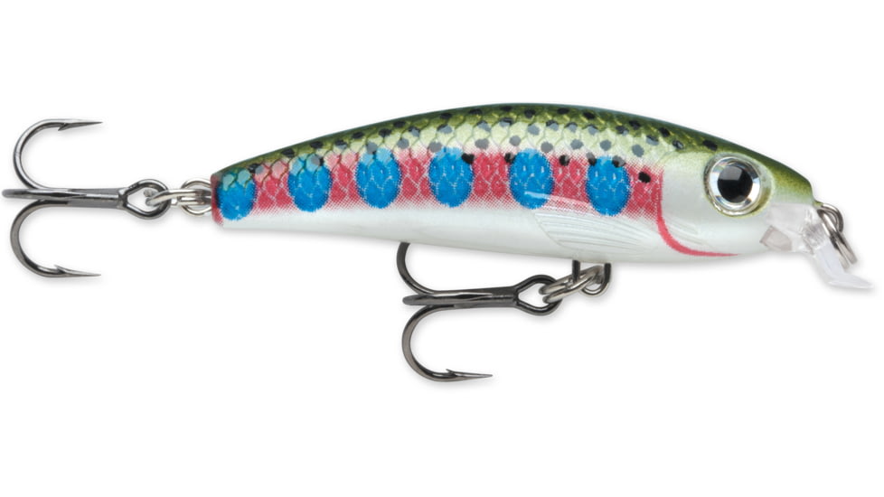 Rapala Ultra Light Minnow, Sinking, Rainbow Trout, 2 1/2in, 1/8oz, ULM06RT