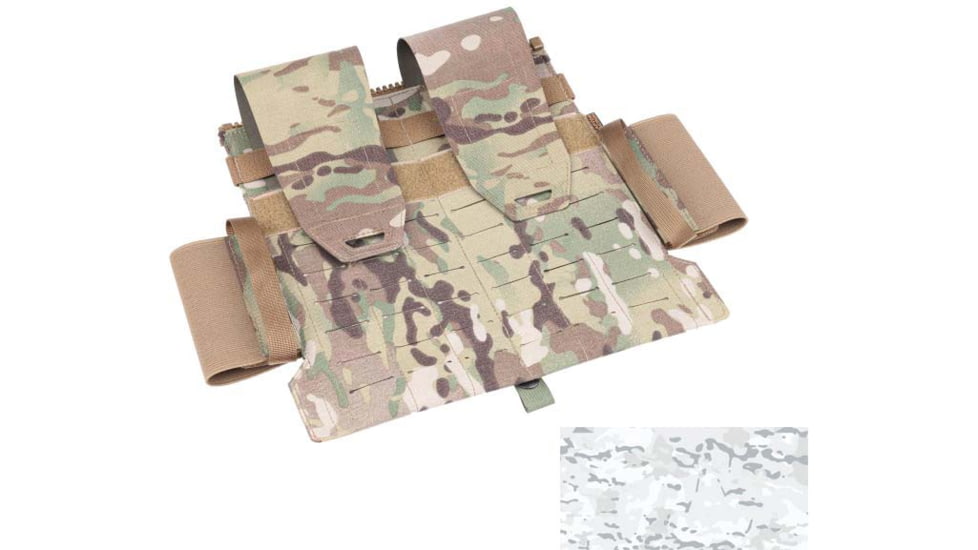 Raptor Tactical Breacher Front Flap Plate Carrier, MOLLE/PALS/Velcro, MultiCam Alpine, RT-BFF-MCA
