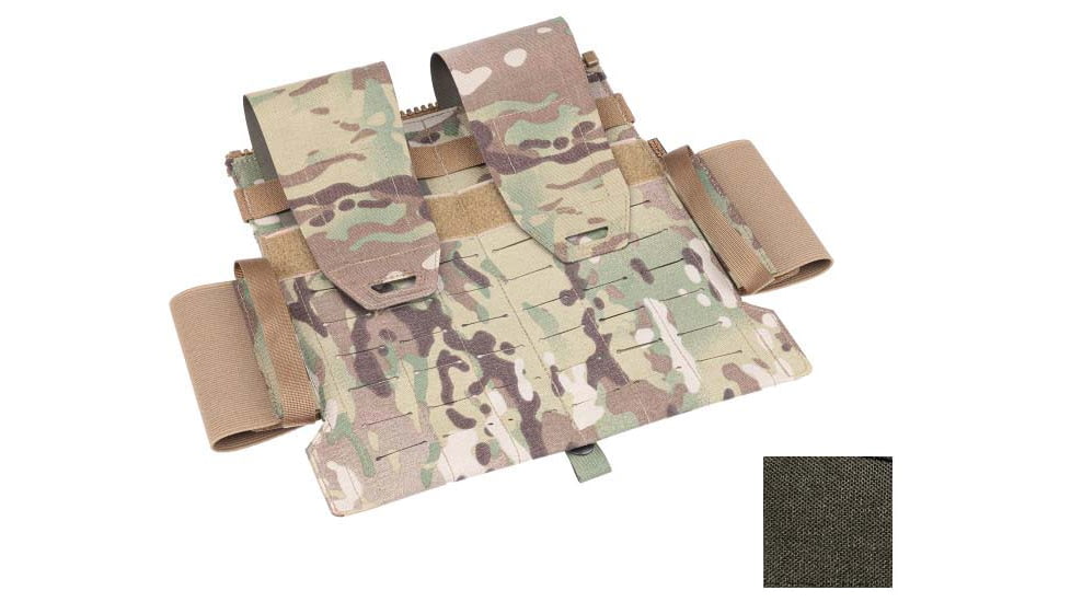 Raptor Tactical Breacher Front Flap Plate Carrier, MOLLE/PALS/Velcro, Ranger Green, RT-BFF-RG